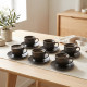 Coffee Cup and Saucer Set - 12 Pcs
